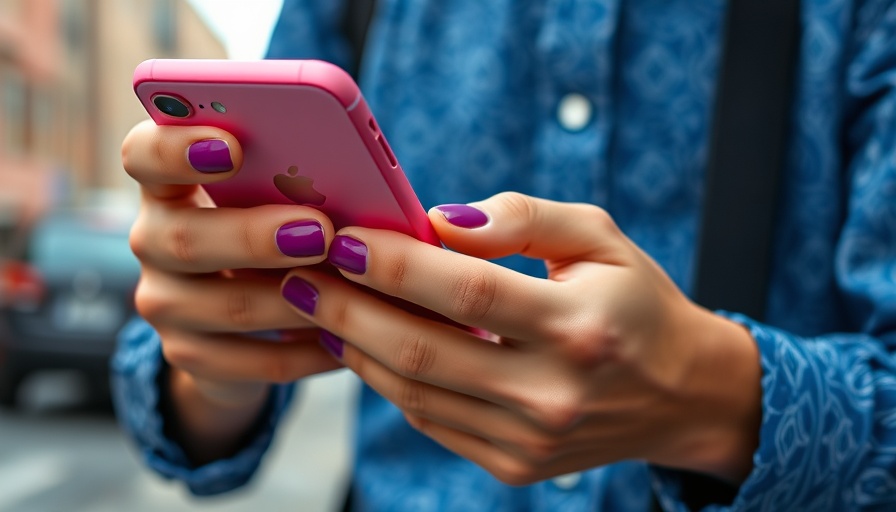 Person exploring iPhone hacks on a pink iPhone.