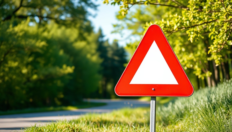 Yield sign understanding right of way laws, rural setting