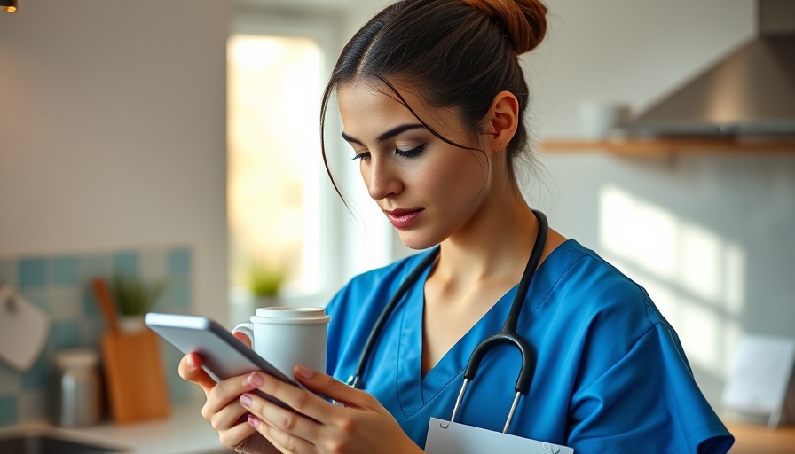 Morning routine tips for busy professionals: drinking coffee, checking phone.