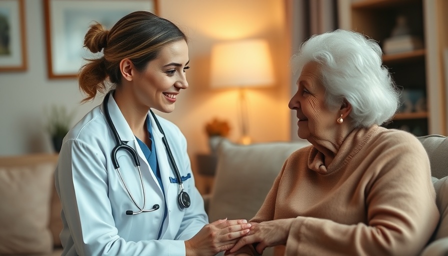 Home visit for women's health in-home primary care.