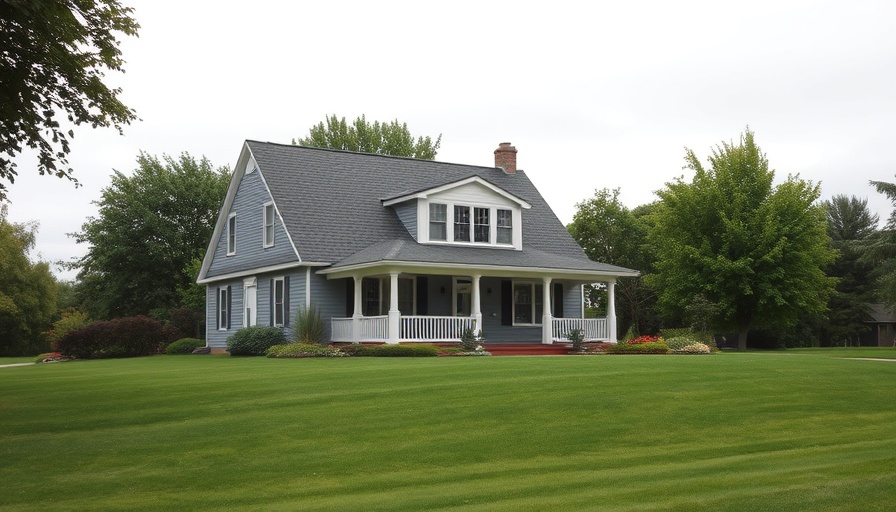 Suburban house with grey roof highlighting roof warranties
