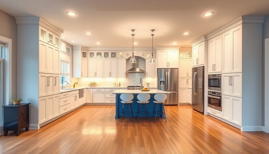 Spacious modern kitchen layout for home renovation insight.
