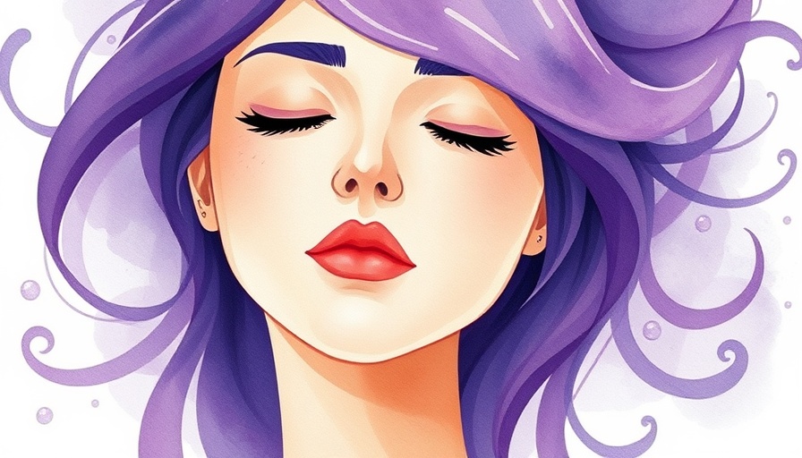 Strength found in softness conceptual art with serene woman and abstract colors