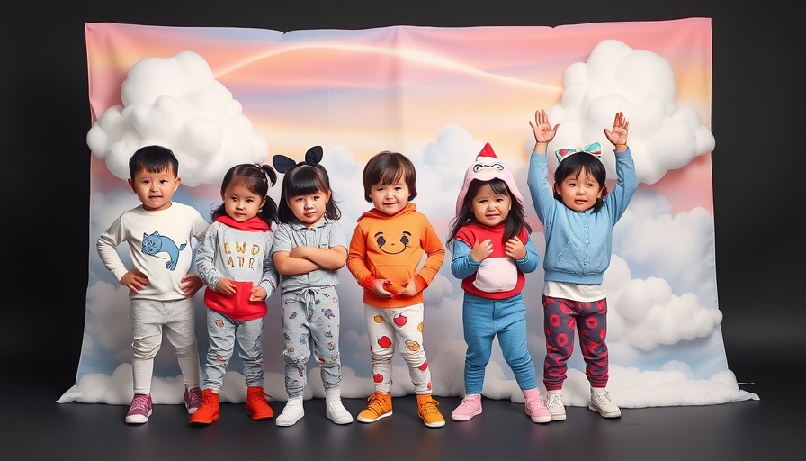 SHEIN My Little Pony Transformers Collections showcased by children in themed outfits.