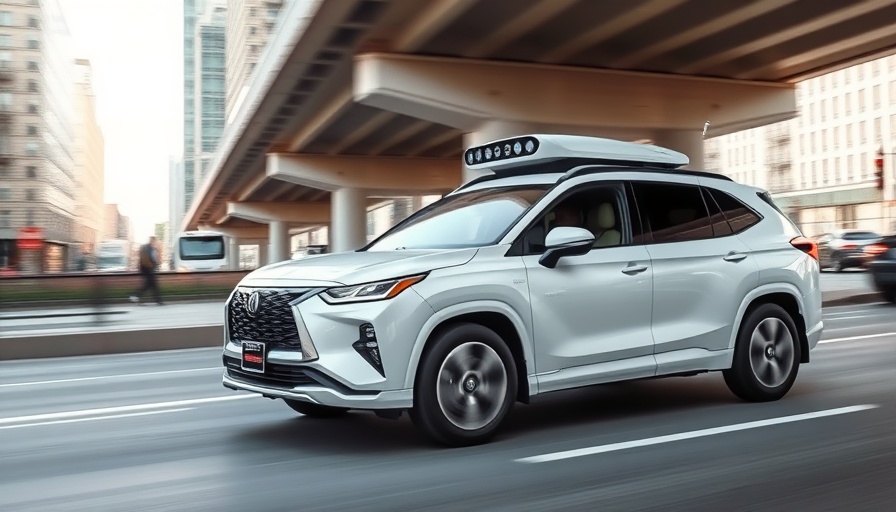 Autonomous vehicle testing in Washington, DC urban street.