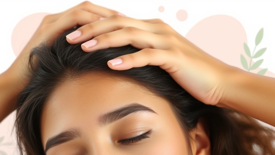 Gentle scalp massage for effective hair loss treatment and restoration techniques.