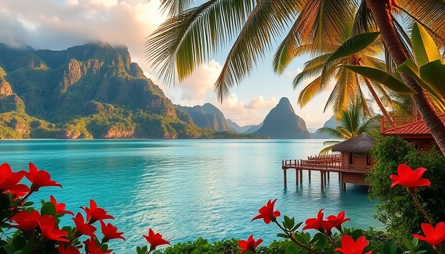 Tropical beach resort in Asian tourism and hospitality market