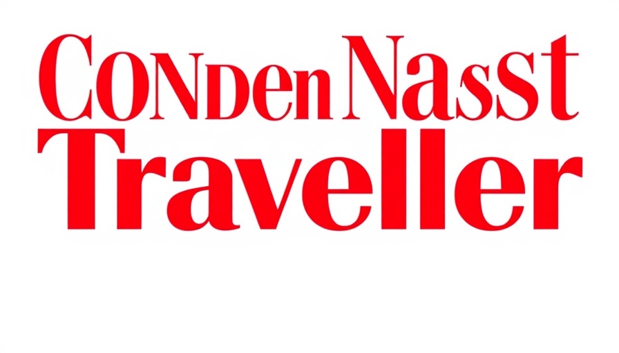 Bold Condé Nast Traveller logo for Isle of Man tourism awards article