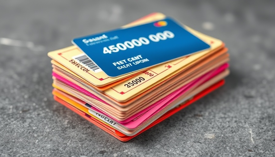 Coupons and credit card symbolize budget travel in the USA.