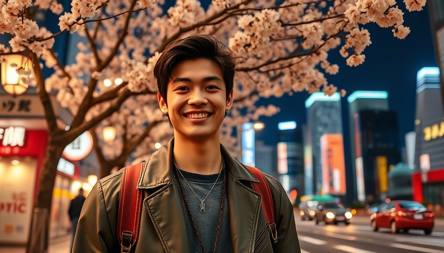 Free attractions in Tokyo: cherry blossoms and cityscape.