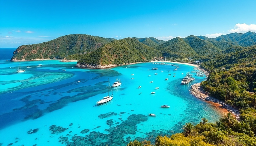 Breathtaking tropical bay with turquoise waters - how to pick a travel destination.