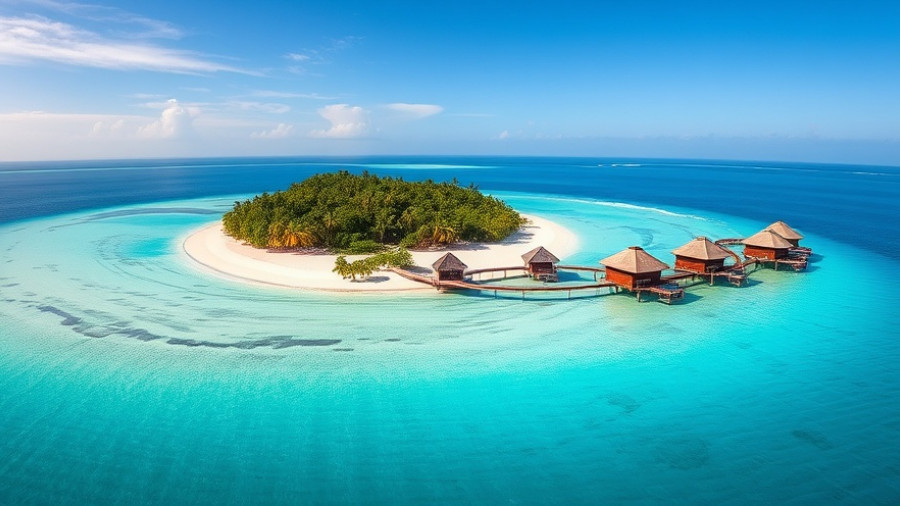 Idyllic tropical island for best places to travel in 2026.