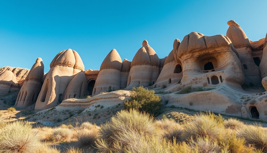 Cappadocia hiking trails with iconic rocky formations.