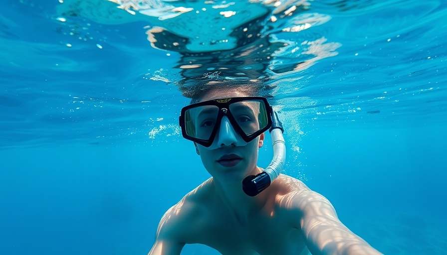 Snorkeler exploring clear waters on best Kona tours
