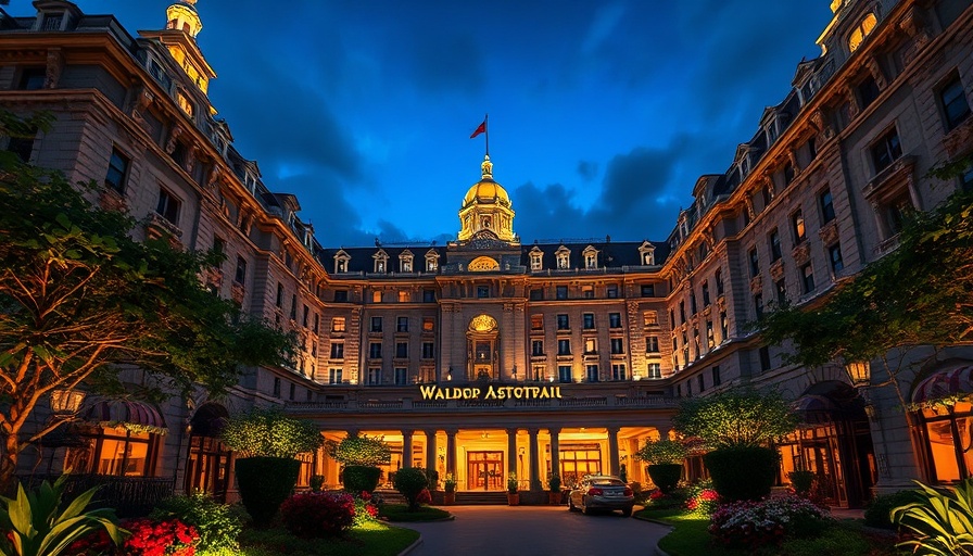 Luxurious Waldorf Astoria hotel in Texas with elegant details.