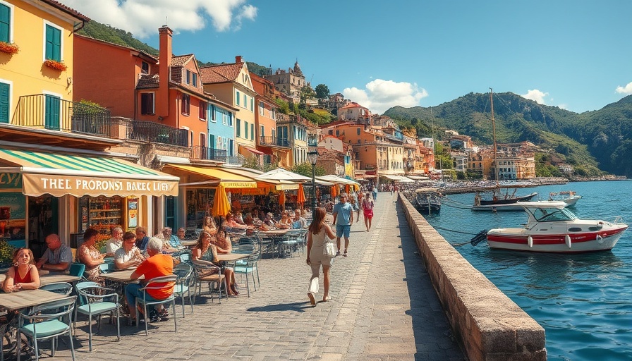 Scenic seaside town, great fun trips for families, colorful waterfront.