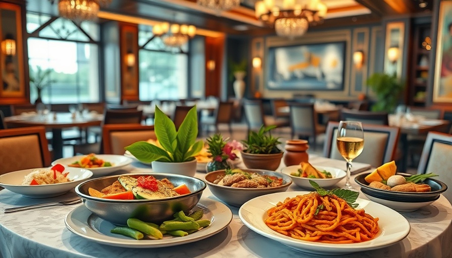 Anantara Chiang Mai Resort new menu with exquisite dishes in a luxurious setting.