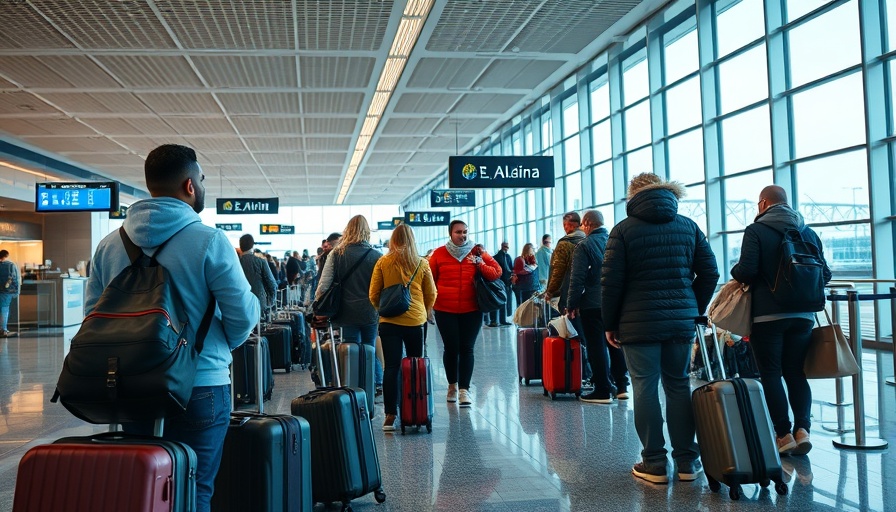 Travel news: Passengers waiting at vibrant airport lounge.