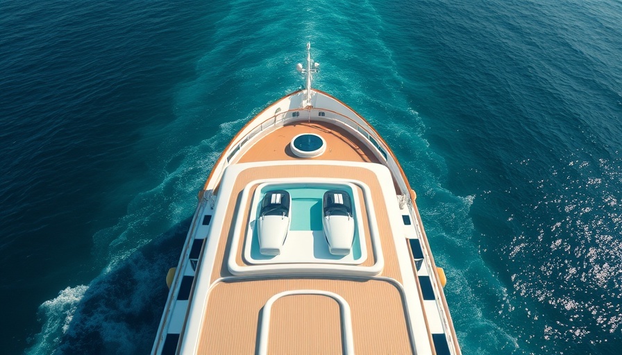 Luxurious Ritz-Carlton Yacht Collection deck on open sea.