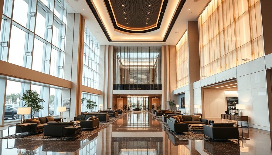 Luxurious hotel lobby showcasing TIME Hotels new openings.