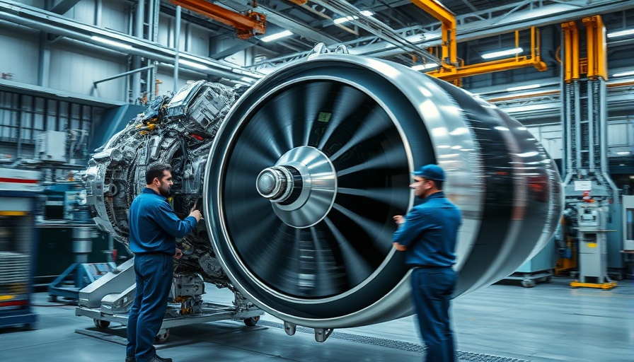 Rolls-Royce engine maintenance hub in Istanbul, technicians at work.