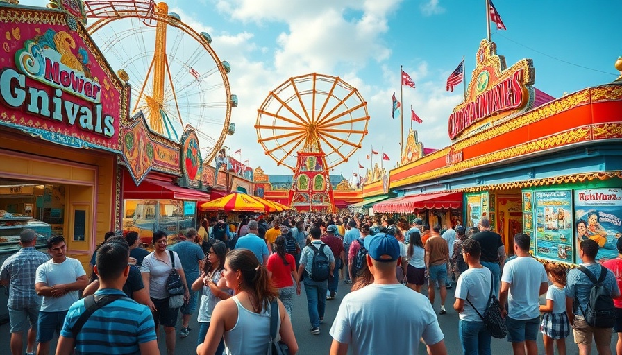 Disney Theme Park Yas Island with vibrant attractions and lively crowds.