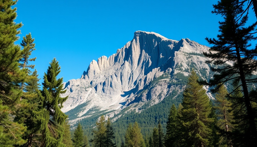Majestic mountain view, ideal for planning a road trip through America’s national parks.