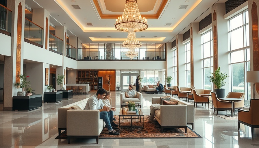 Inviting hotel lobby in Fort Worth with family-friendly atmosphere.