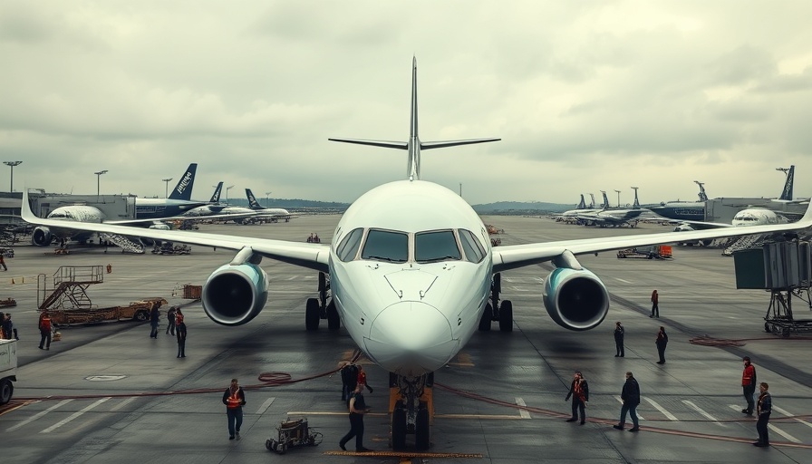 Air Canada airplane and crew at busy airport, travel news