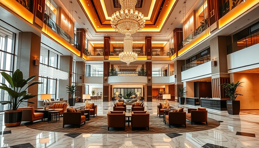 Luxurious hotel lobby in Jeddah and Al Khobar.
