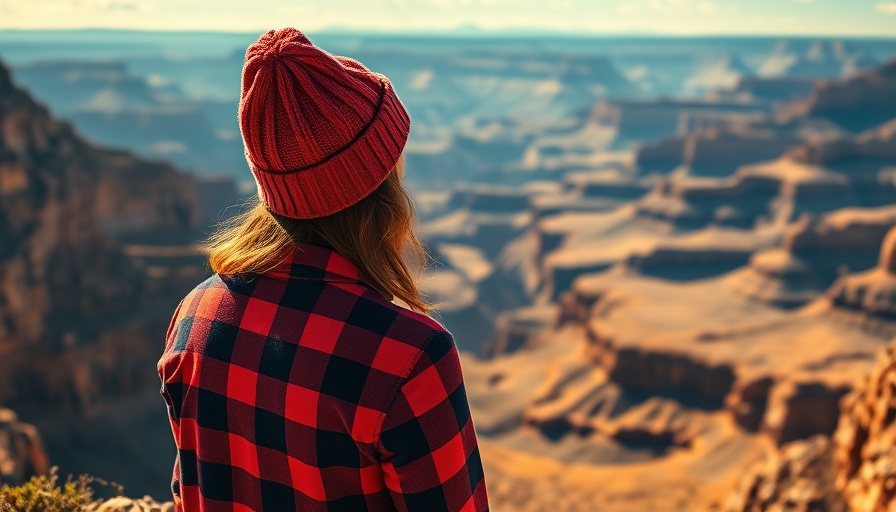 Best destination for vacation: Woman enjoying Grand Canyon view.