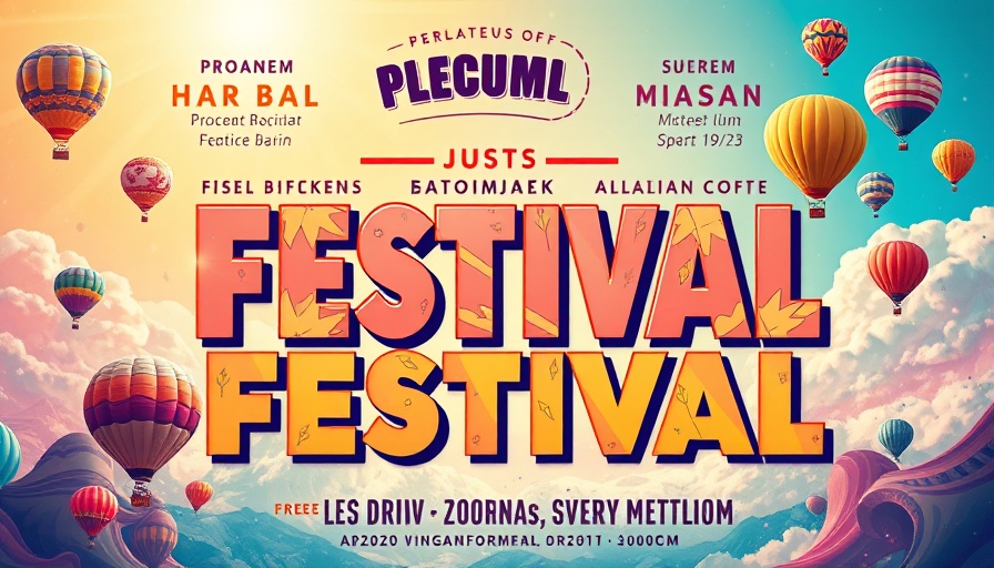 Cultural events today: Colorful festival poster with event details, performers, and workshops.