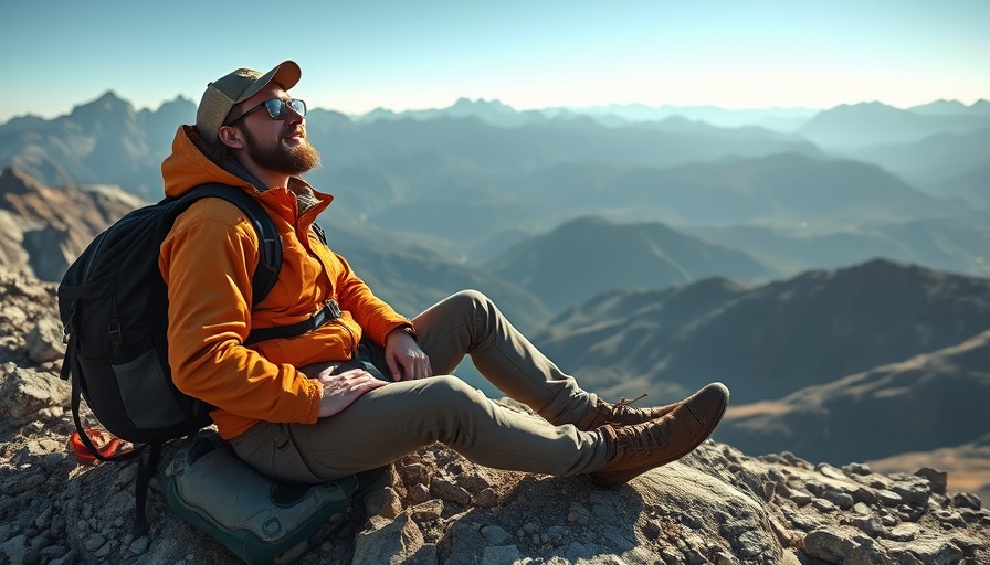 Solo backpacker enjoying mountain view; tips on staying safe.