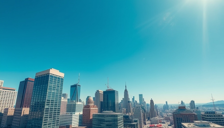 Aerial view of a city skyline, vibrant travel news US