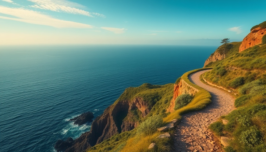 Serene coastal path for walking, learn how to walk your own Salt Path.