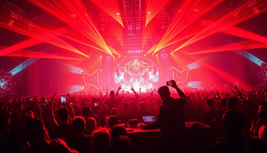 Detox Unit Bonnaroo Experience lively concert with vibrant lights.