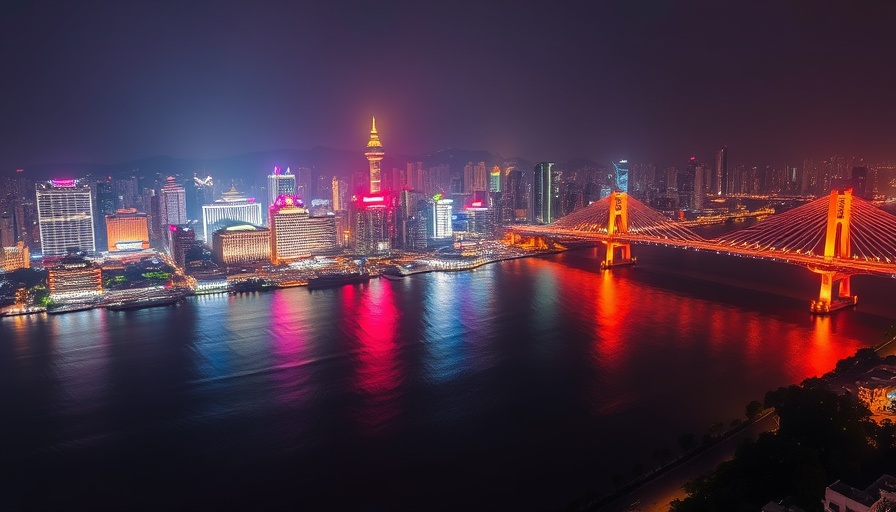 Experiencing Chongqing like a local: vibrant night view of illuminated skyline.