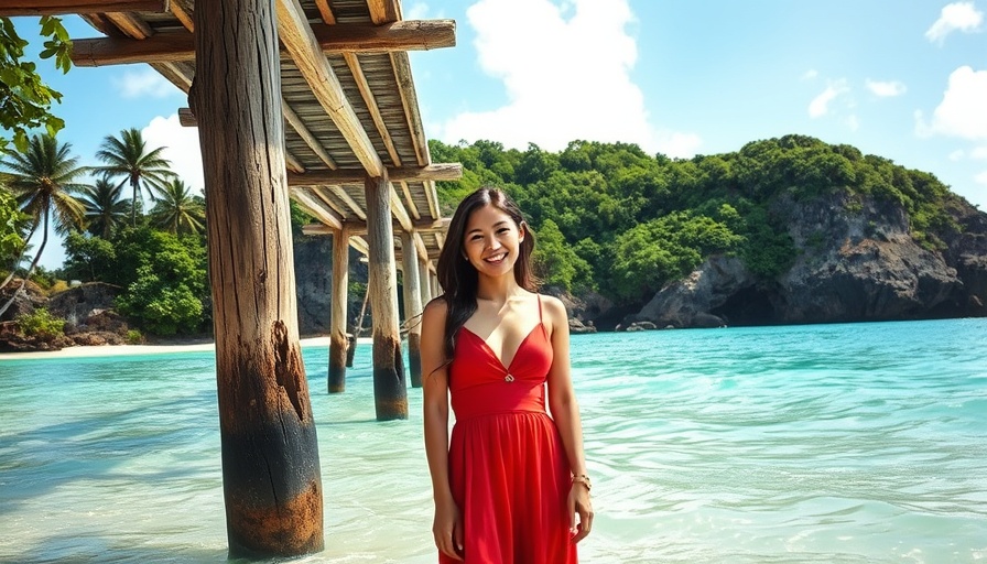 Tropical Romblon tourist spots for families, vibrant beach and ocean scene.