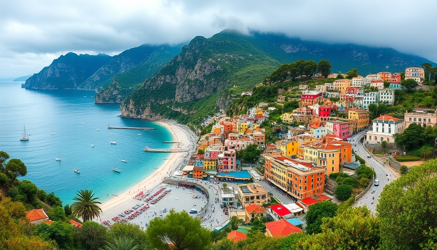 Stunning Positano view during day trip from Rome to the Amalfi Coast