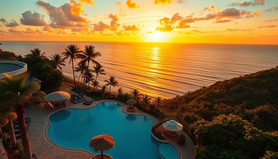 Family adventure at Grand Velas Riviera Nayarit during sunset.