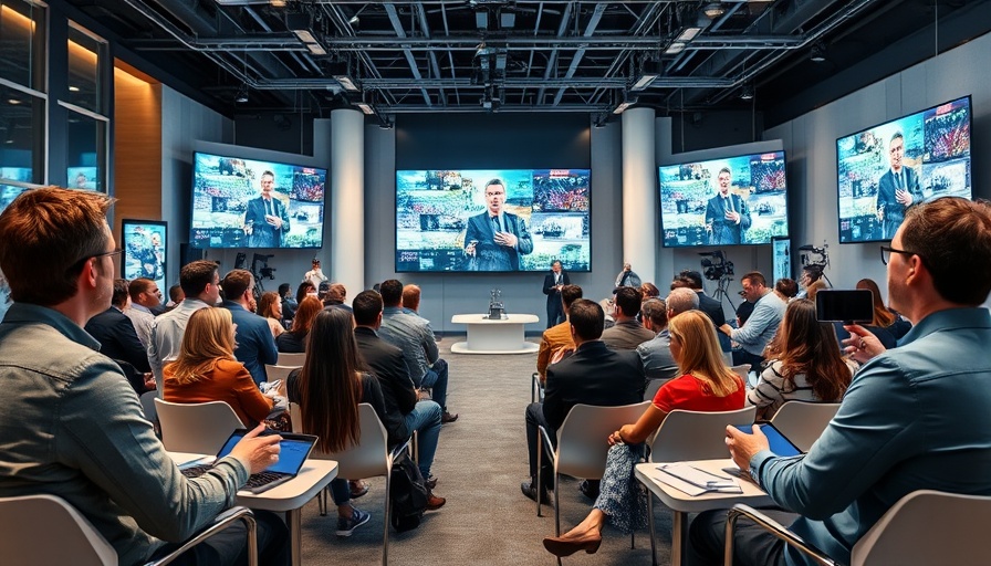 Arab Media Summit 2025 conference room with media professionals.