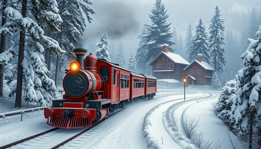 Trans-Siberian Railway tour for families through snowy forest landscape.