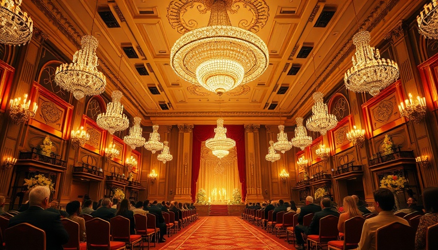 Elegant ceremony setting for World Spa Awards 2025 voting.