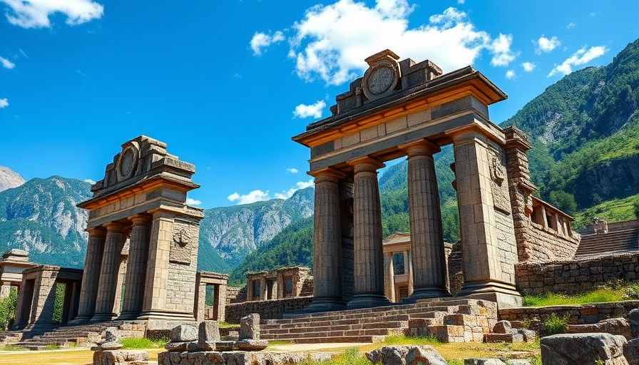 Ancient stone structures in a World Heritage Site showcasing measured surveys