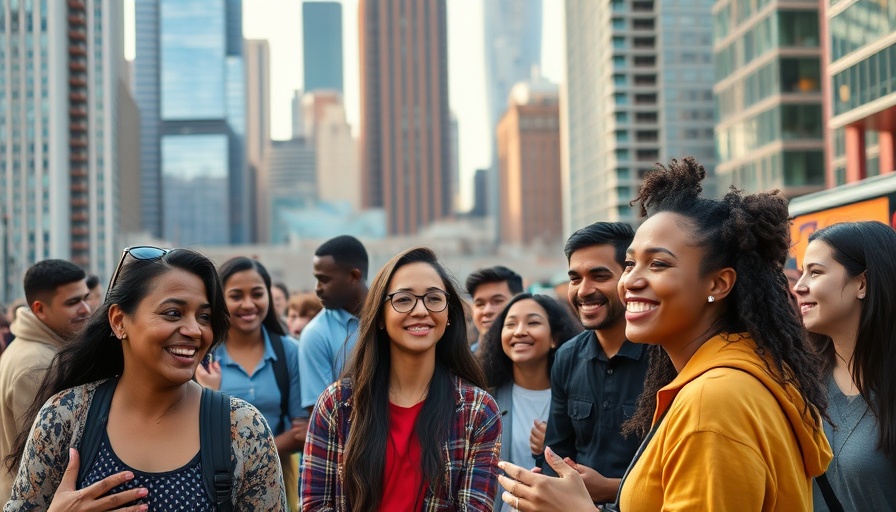 Diverse community group in Chicago for Choose Chicago campaign.