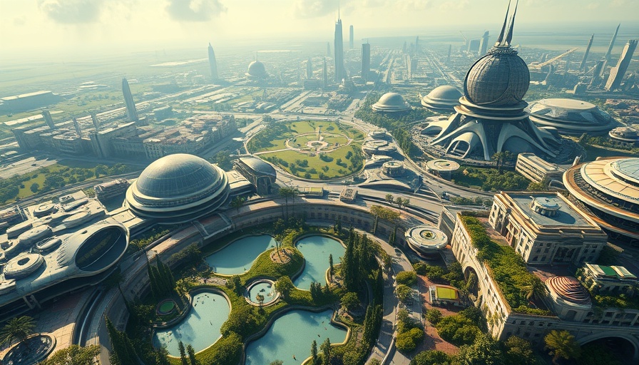 World Expo 2030 Riyadh modern landscape showcasing futuristic architecture.
