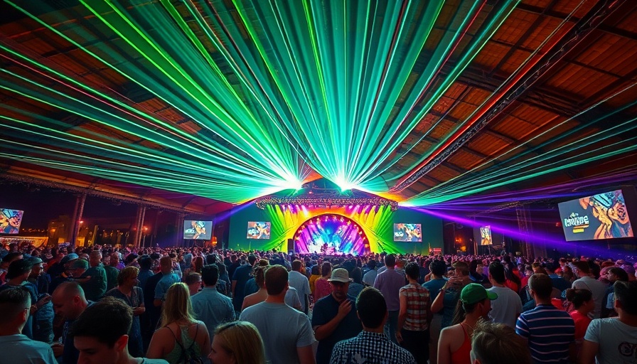 Exciting Escape to Coconino 2025 festival with laser lights