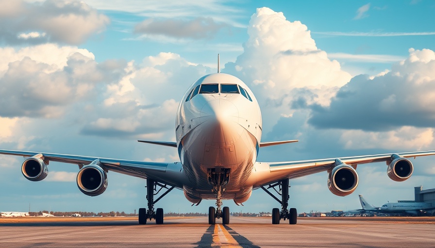 Starlux Airlines plane on runway with clear sky background