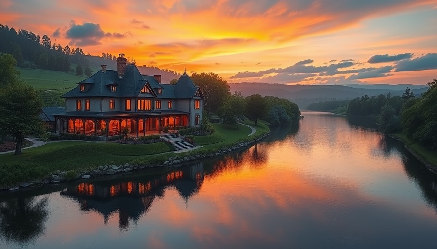Enchanting riverside scene at sunset, how to choose travel destination.