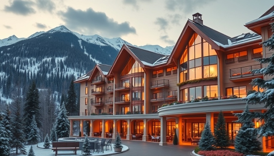 Luxurious 5-star hotel in Banff surrounded by mountains.